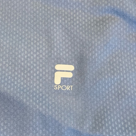 Men’s Fila athletic workout shirt black & gray - Picture 5 of 6